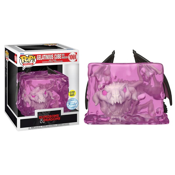 Funko Pop: Dungeons And Dragons       Gelatinous Cube With Dracolich  Exclusive Edition   1069 Animation Vinyl Figure 9cm
