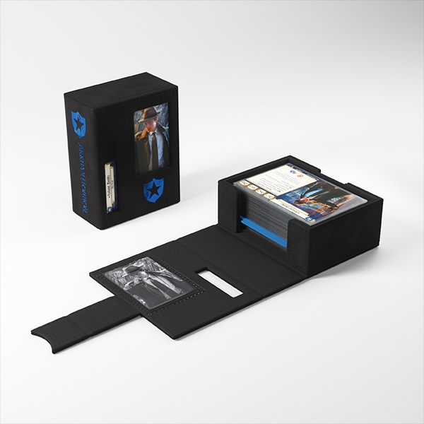 Gamegenic Deck Box: Arkham Horror: The Card Game: Deck Tome  New Edition : Blue  Bl 195 165  Guardian