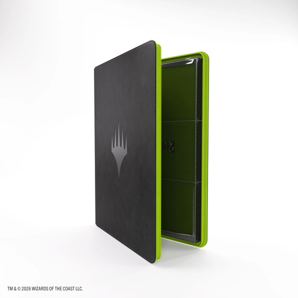 Gamegenic Mappe: Magic: The Gathering Secrets Of Strixhaven Prime Zip-up Album 18-pocket  Holder 360 Kort  Black Green