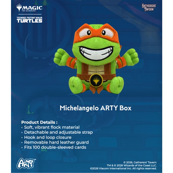 Gatherers  Tavern Magic: The Gathering: Arty Deck Box: Teenage Mutant Ninja Turtles Michelangelo
