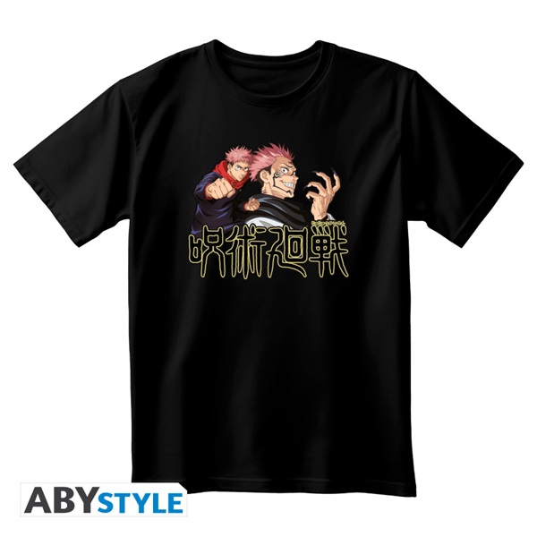 Jujutsu Kaisen Itadori   Sukuna Unisex Black-tshirt Size: Small