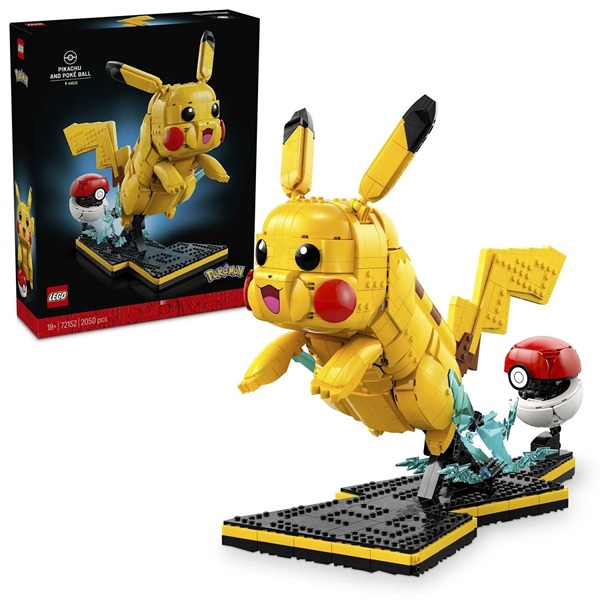 Lego Pok 195 169 Mon: Pikachu   Pok 195 169  Ball Model Building Kit
