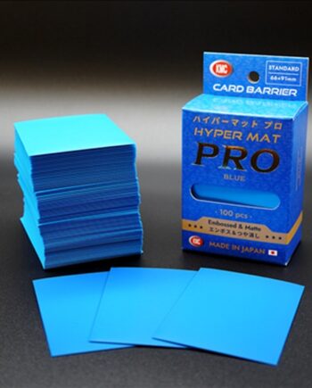 100 Lommer  Kmc Hyper Mat Pro: Blue Standard Sleeves  66x91mm