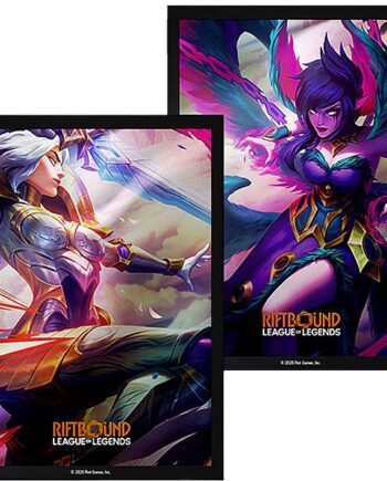 100 Lommer  Riftbound: League Of Legends Tcg: Set 04: Vendetta   : Kayle Vs Morgana Deck Protector Art Sleeves