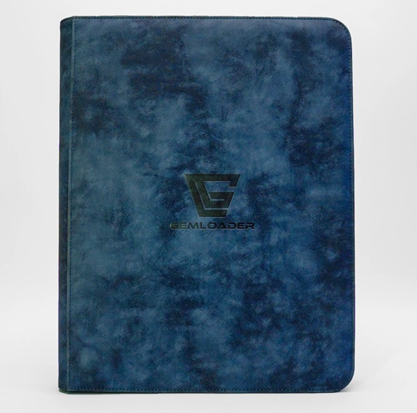 Mappe Gemloader Premium  -pocket Toploader Binder: Blue  Holder 216 Kort