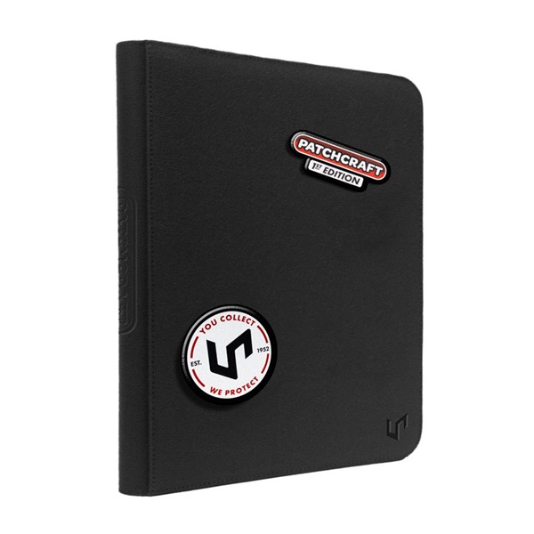 Mappe Zippered  -pocket Pro-binder Patchcraft: Black 18x20  Plads Til 360 Kort  Ultra Pro  16642
