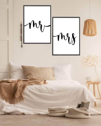Mr And Mrs Plakat