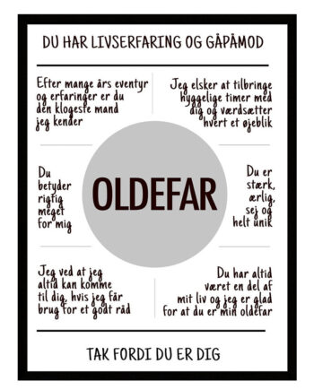 Oldefar Plakat