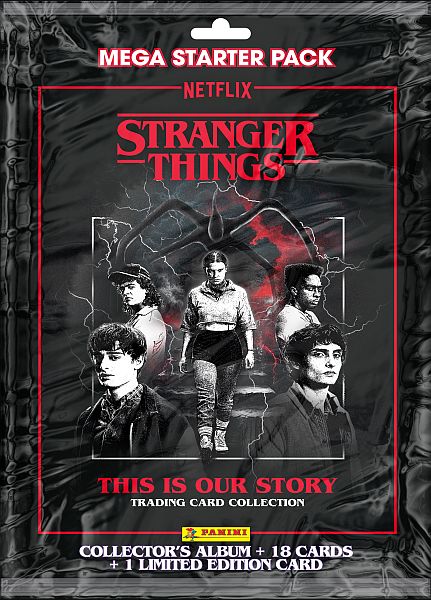 Panini Stranger Things Trading Cards This Is Our Story  2025  Starter Set  Mappe    Booster Packs  Limited Edition