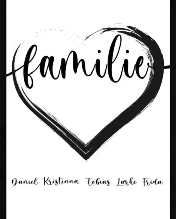 Personlig Familie Plakat