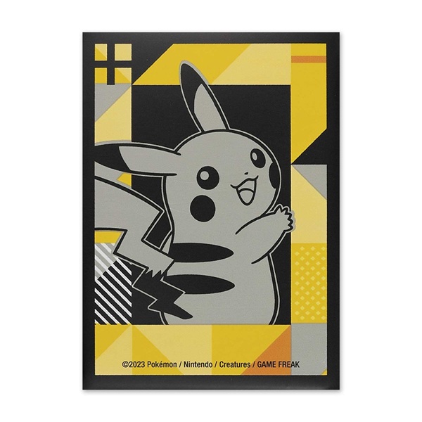 Pok 195 169 Mon Tcg Pikachu Power Grid Deck Protector 65 Lommer Pok 195 169 Mon Center Card Sleeves
