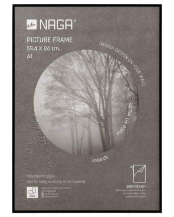 Ramme Til Plakater 59     84   Cm  Sort