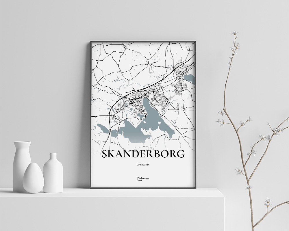 Skanderborg Plakaten 21 30 Cm  A4