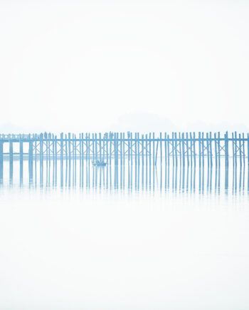 Bein Bridge In The Fog Af Julie Aucoin