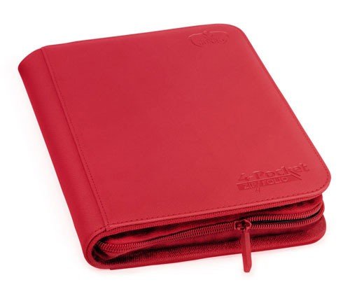 Ultimate Guard    -pocket Zipfolio  Mappe  Holder 160 Kort  Xenoskin Red    195 184