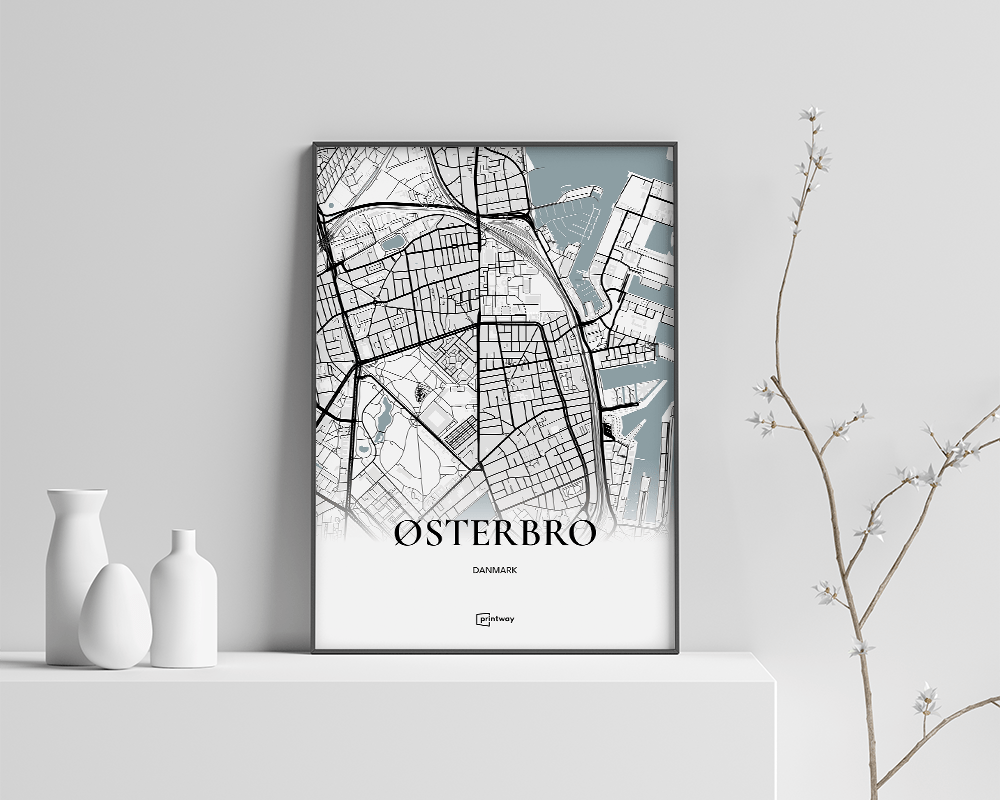 østerbro Plakaten 21 30 Cm  A4