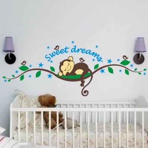 Abe Der Sover På Gren Wallsticker