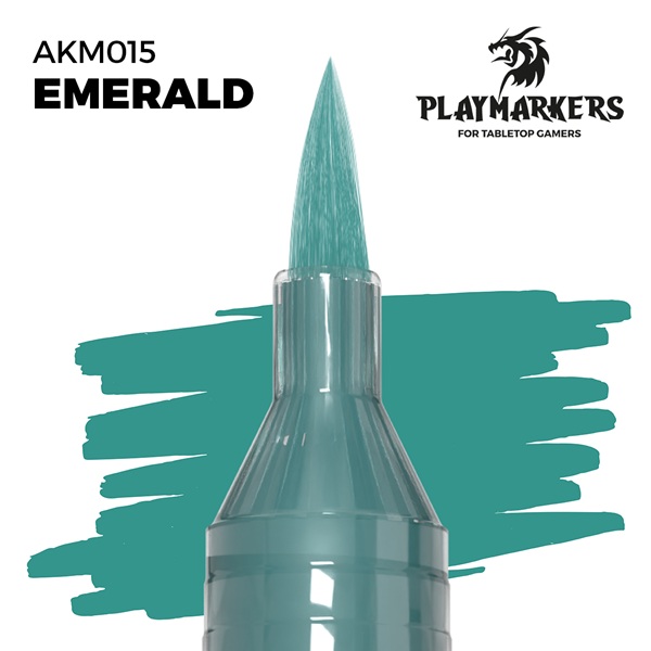 Ak Interactive Playmarkers: Emerald  Paint Marker Malingstusch