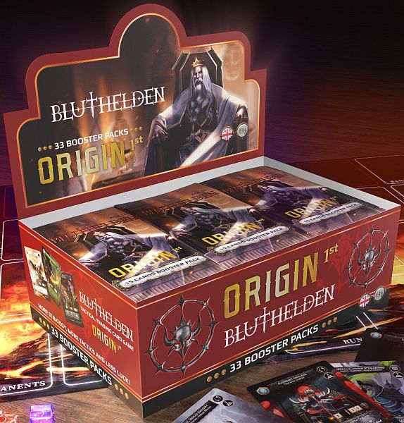 Bluthelden Tcg: Origin Booster Box  Display  33 Packs