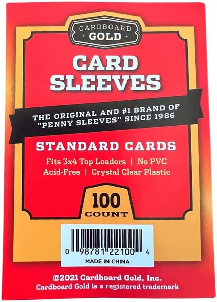 Cardboard Gold Card Sleeves: Standard Card Soft Sleeves  Quot Penny Quot  Sleeves   100 Kortlommer
