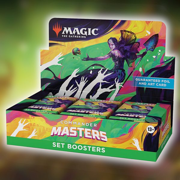 Commander Masters Set Booster Box Display