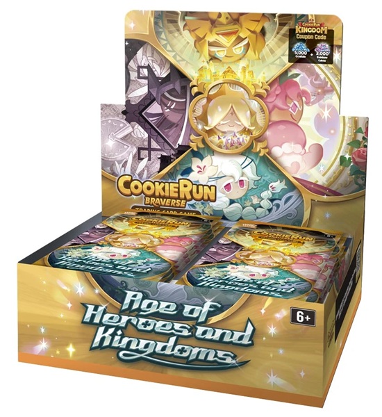 Cookierun: Braverse Tcg: Age Of Heroes And Kingdoms Booster Box Display 28 Packs