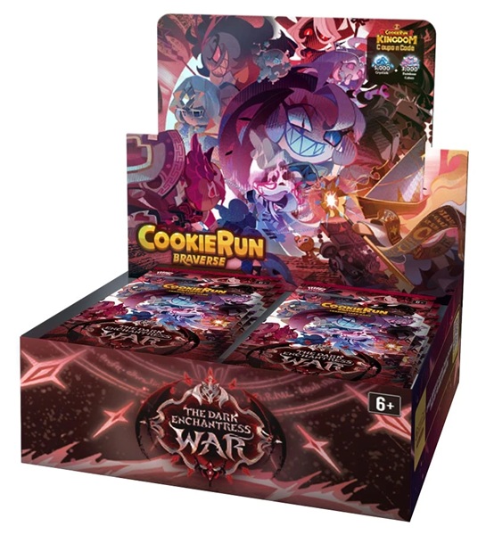 Cookierun: Braverse Tcg: The Dark Enchantress War Booster Box Display 28 Packs