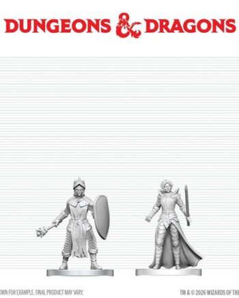 Dungeons   Dragons Nolzur Apos   Marvelous Miniatures: Black Gauntlet   Zhentilar Paladin Of Bane  Wzk90892