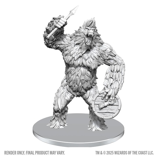 Dungeons Dragons Nolzur Marvelous Miniatures: Classic Yeti Wzk90815