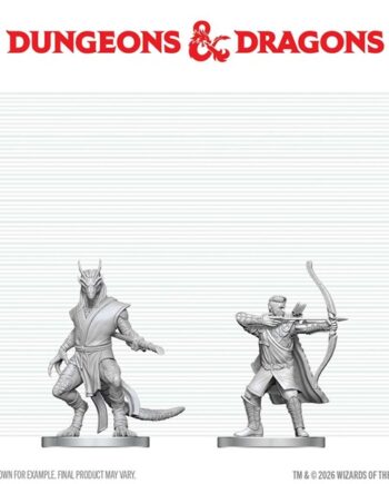 Dungeons   Dragons Nolzur Apos   Marvelous Miniatures: Elf Ranger   Dragonborn Monk  Wzk90888