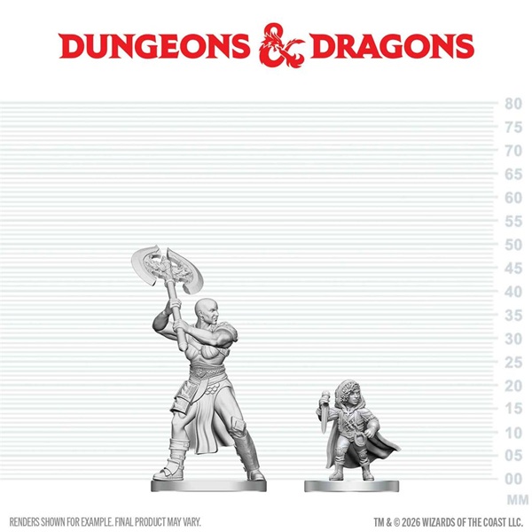 Dungeons Dragons Nolzur Apos Marvelous Miniatures: Goliath Barbarian Halfling Rogue Wzk90884