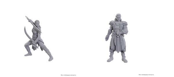 Dungeons   Dragons Nolzur Apos   Marvelous Miniatures: Jaheira   Halsin Special Edition Baldur Apos   Gate    Wzk96368
