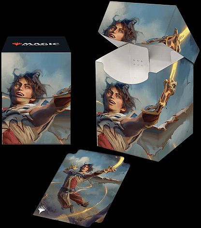 Deck Box 100  Magic Wilds Of Eldraine: V2 Kellan  The Fae-blooded  Adventure Frame  Ultra Pro  38031