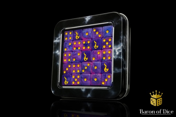 Dice Terninges 195 166 25 Terninger Baron Of Dice: D6 -sidet Eternal Flame Square Corners