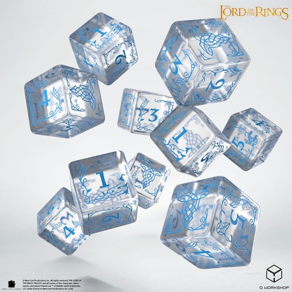 Dice Terninges 195 166 10 Terninger Sidet D6 The Lord Of The Rings: Rivendell Water