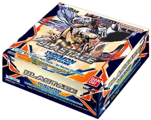 Digimon Card Game Bt14: Blast Ace Booster Box Display 24 Packs