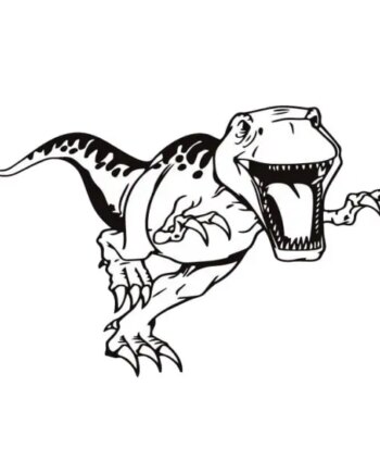 Dinosaurus Wallsticker   -rex Kommer  57x63cm