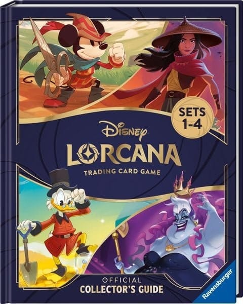 Disney Lorcana Tcg: Official Collector Guide Book: Sets 01-04