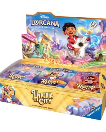 Disney Lorcana Tcg: Set 14 Hyperia City Booster Display  Box Med 24 Pakker