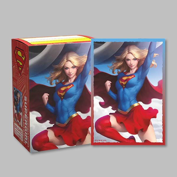 Dragon Shield Deck Protectors Brushed Art Sleeves: Supergirl 100 Lommer Dragonshield Sleeves At-16096