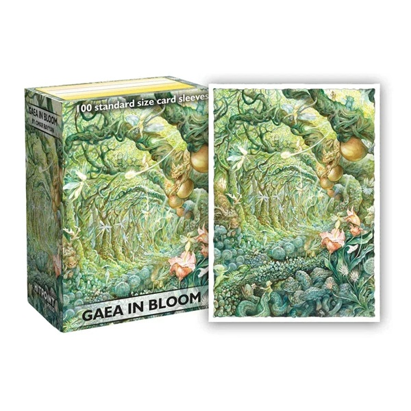 Dragon Shield Deck Protectors Matte Art Sleeves: Gaea In Bloom Omar Rayyan 100 Lommer Dragonshield Sleeves