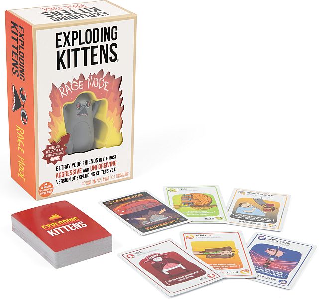 Exploding Kittens Engelsk Rage Mode
