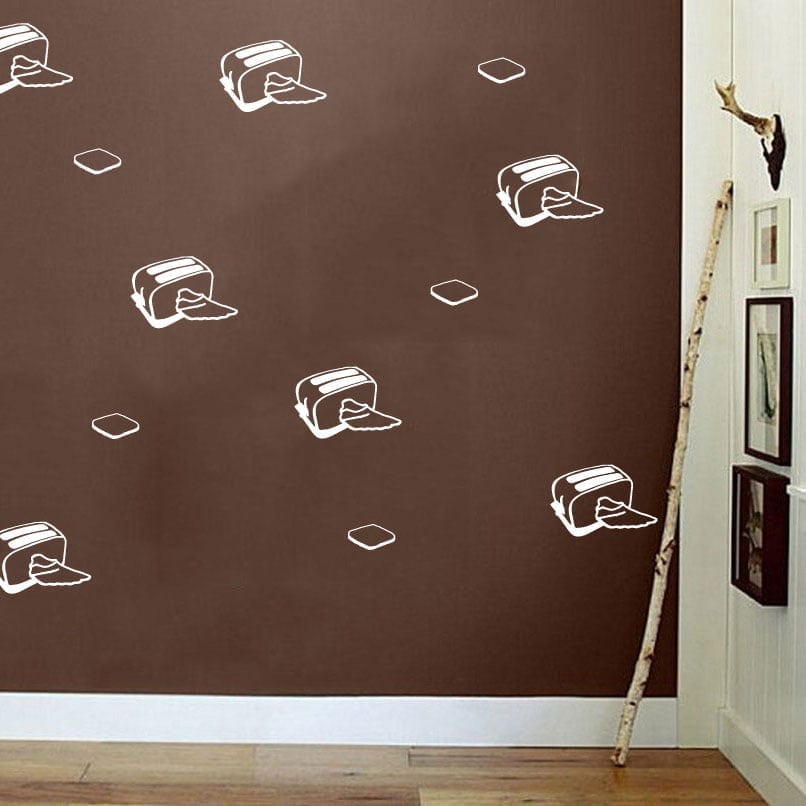 Flyvende Brødristere Wallsticker
