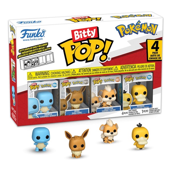 Funko Pocket Pop: Pokémon Bitty Series Vinyl Figure -pack 2cm