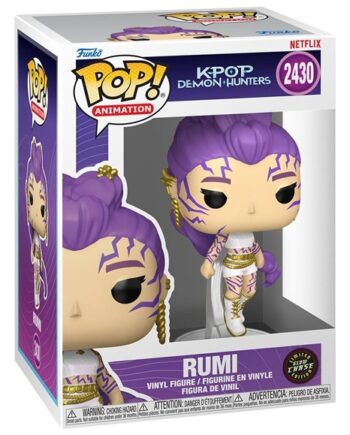 Funko Pop: Kpop Demon Hunters Rumi With Glow  Chase Ver   2430 Animation Vinyl Figure 9cm