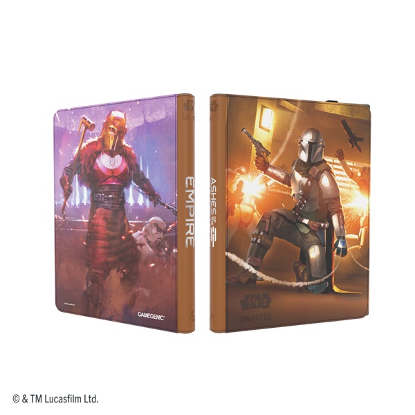 Gamegenic Mappe: Star Wars: Unlimited Set  : Ashes Of The Empire Album 18-pocket  Holder 360 Kort  The Armorer   Whistling Birds