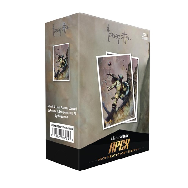 105 Lommer  Frank Frazetta: Warrior With Ball And Chain Apex Deck Protector Sleeves Ultra Pro  16754