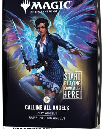 Magic: The Gathering Foundations Starter Commander  Edh  Multiplayer Magic Deck: V1 Calling All Angels 100 Kort