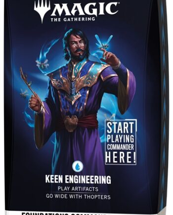 Magic: The Gathering Foundations Starter Commander  Edh  Multiplayer Magic Deck: V2 Keen Engineering 100 Kort