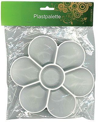 Maletilbehør Artino Plastic Palette: Blomster    Holes    Plastpalette